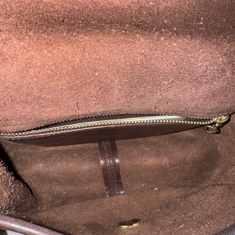 Vintage Coach Legacy Flap Crossbody Shoulderbag Mahogany 9965 - Picture 12 of 14